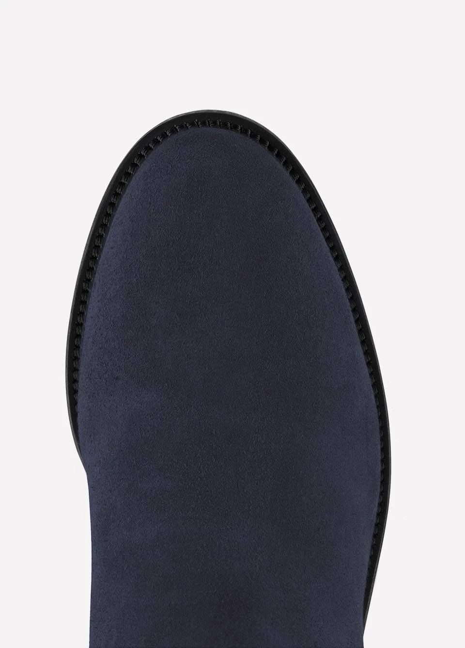 Fairfax & Favor Heeled Regina Suede Boot - Navy