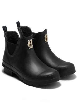 Holland Cooper Rubber Chelsea Boot - Black