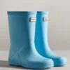 Hunter Kids First Classic Wellingtons - Borealis Blue