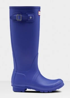 Hunter Womens Original Tall Wellington Boots - Bitter Indigo
