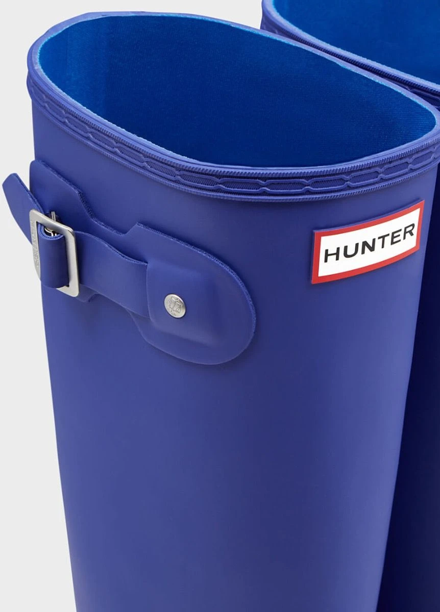 Hunter Womens Original Tall Wellington Boots - Bitter Indigo