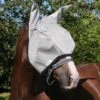 Amigo Fly Mask - Silver/Navy
