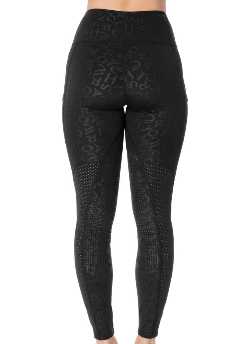 Horseware Monogram Riding Tights - Black