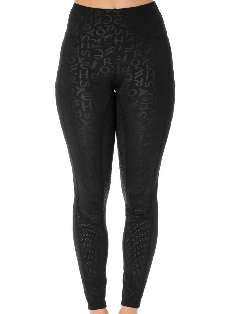 Horseware Monogram Riding Tights - Black