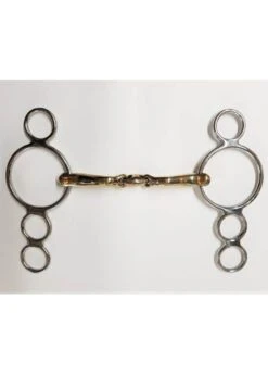 E Jeffries Harmony 4 Ring Dutch Gag Bit