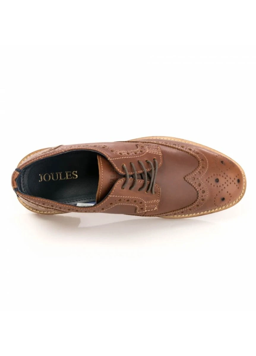 Joules Keel Mens Brogue - Tan