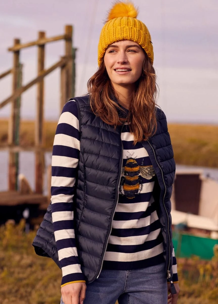 Joules Furlton Padded Gilet - Navy