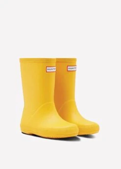 Hunter Kids First Classic Wellingtons - Yellow
