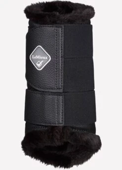 LeMieux Fleece Lined Brushing Boots - Black
