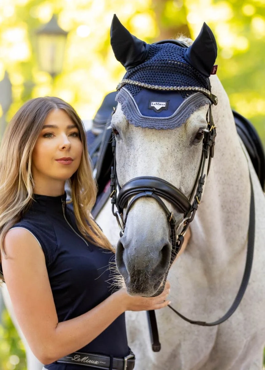 LeMieux Loire Fly Hood - Twilight Navy