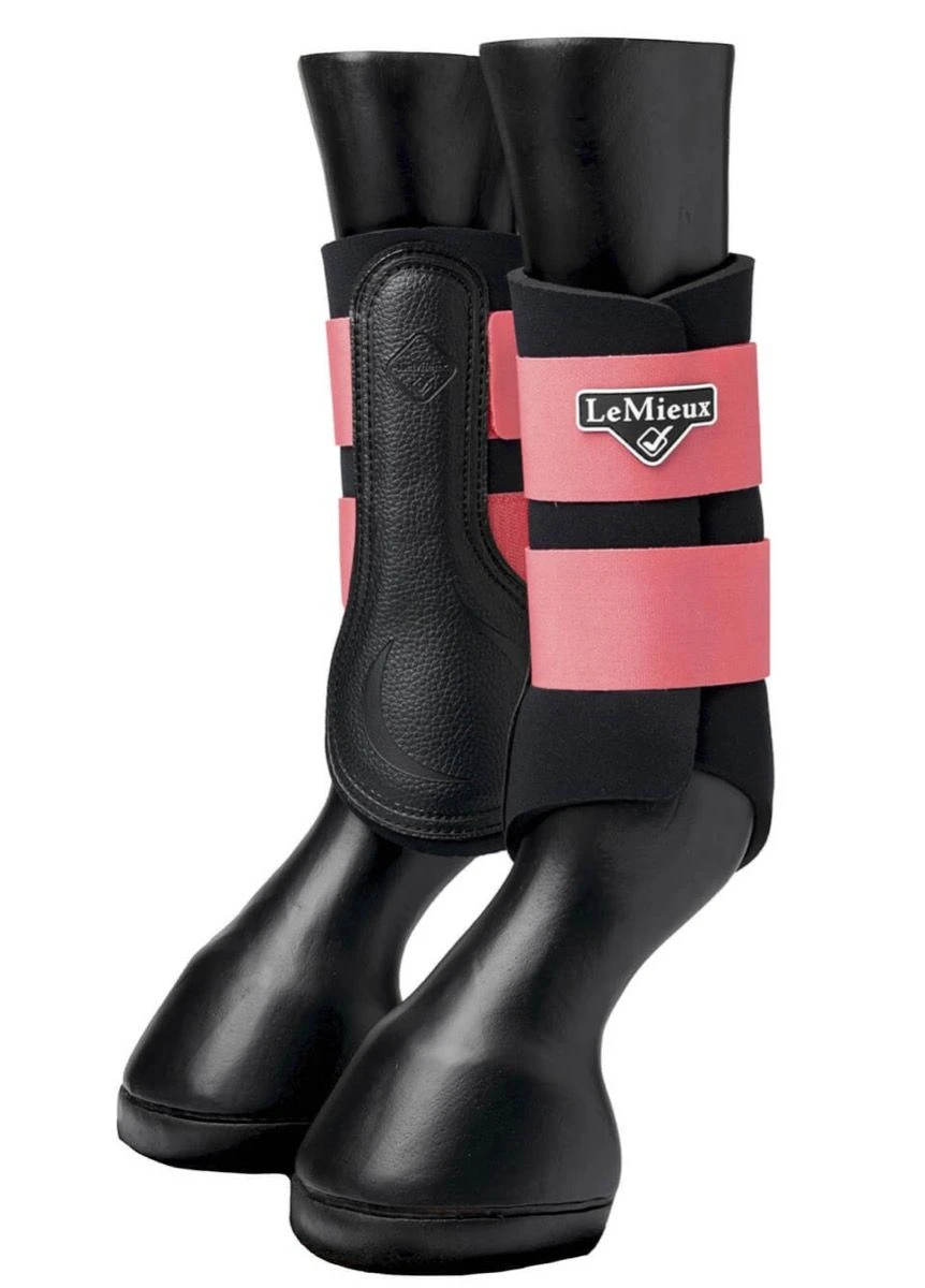 LeMieux Grafter Brushing Boots - Papaya