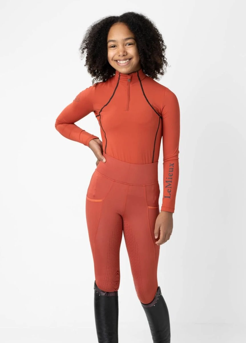 LeMieux Young Rider Pull On Breech - Sienna