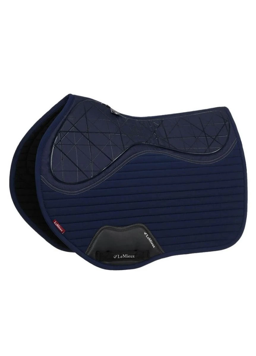 LeMieux Soft Shell Anti Slip Eurojump Saddlepad - Navy