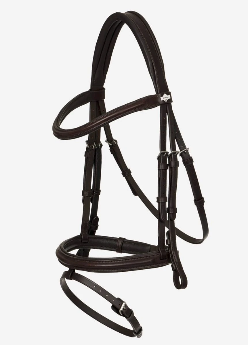 LeMieux Arika Flash Bridle - Brown/Silver