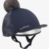 LeMieux Mini Reflective Hat Silk - Indigo
