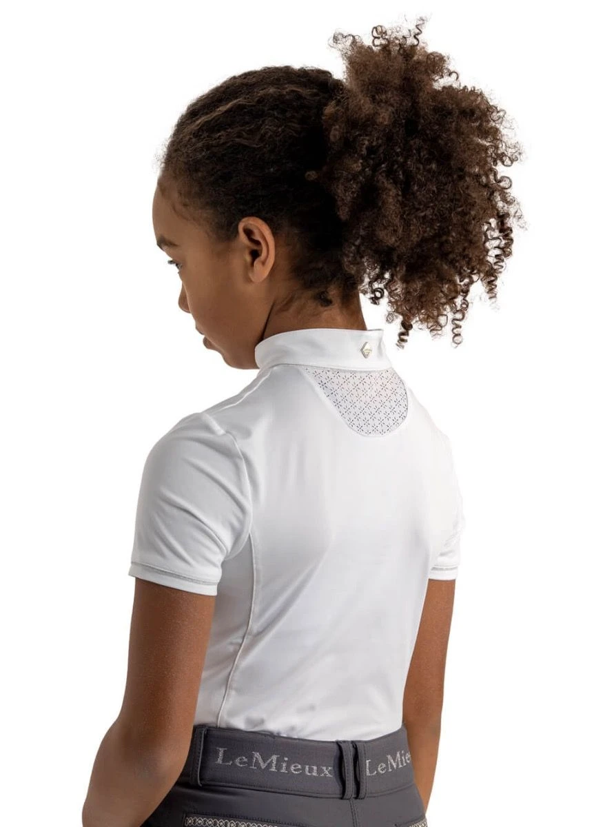 LeMieux Young Rider Belle Show Shirt - White