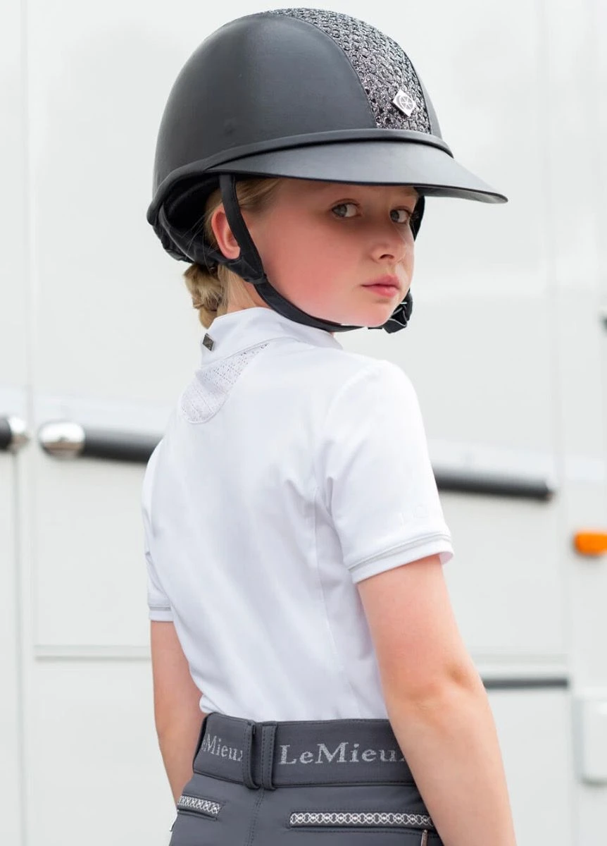 LeMieux Young Rider Belle Show Shirt - White