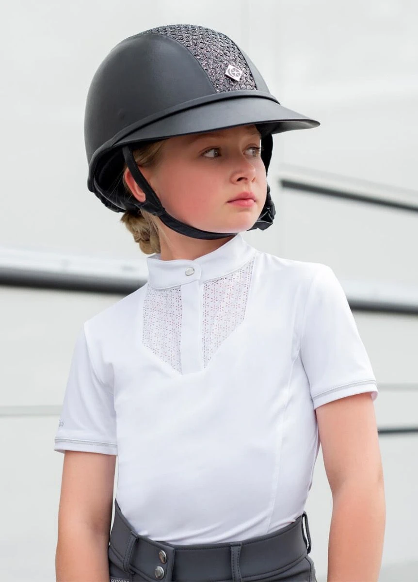 LeMieux Young Rider Belle Show Shirt - White