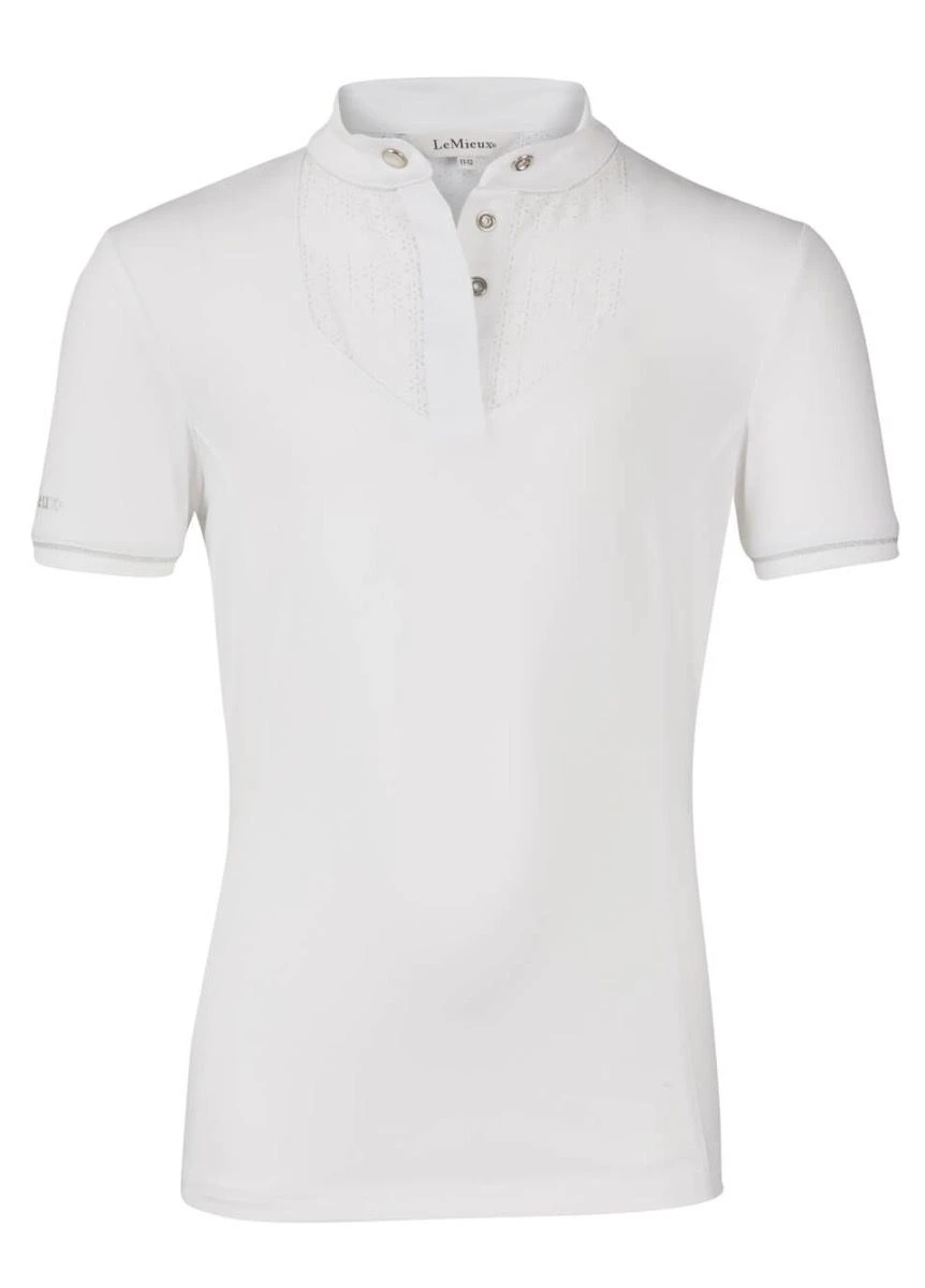 LeMieux Young Rider Belle Show Shirt - White