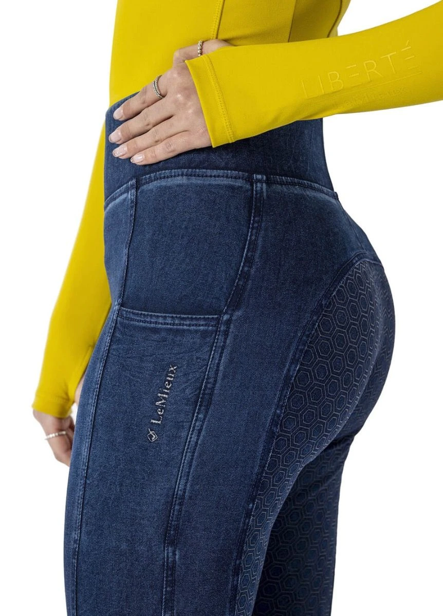 LeMieux Seamless Denim Pull On - Navy