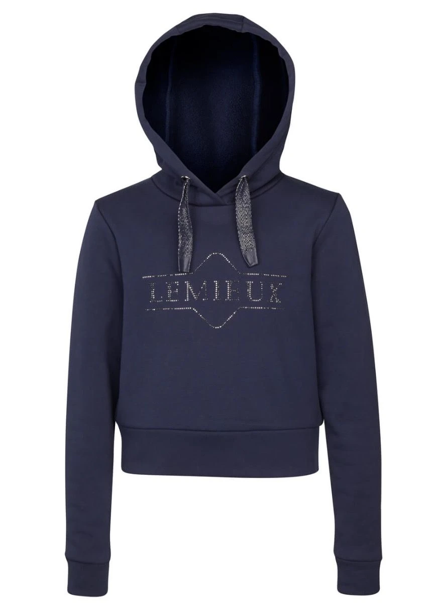 LeMieux Young Rider Cropped Hoodie - Navy