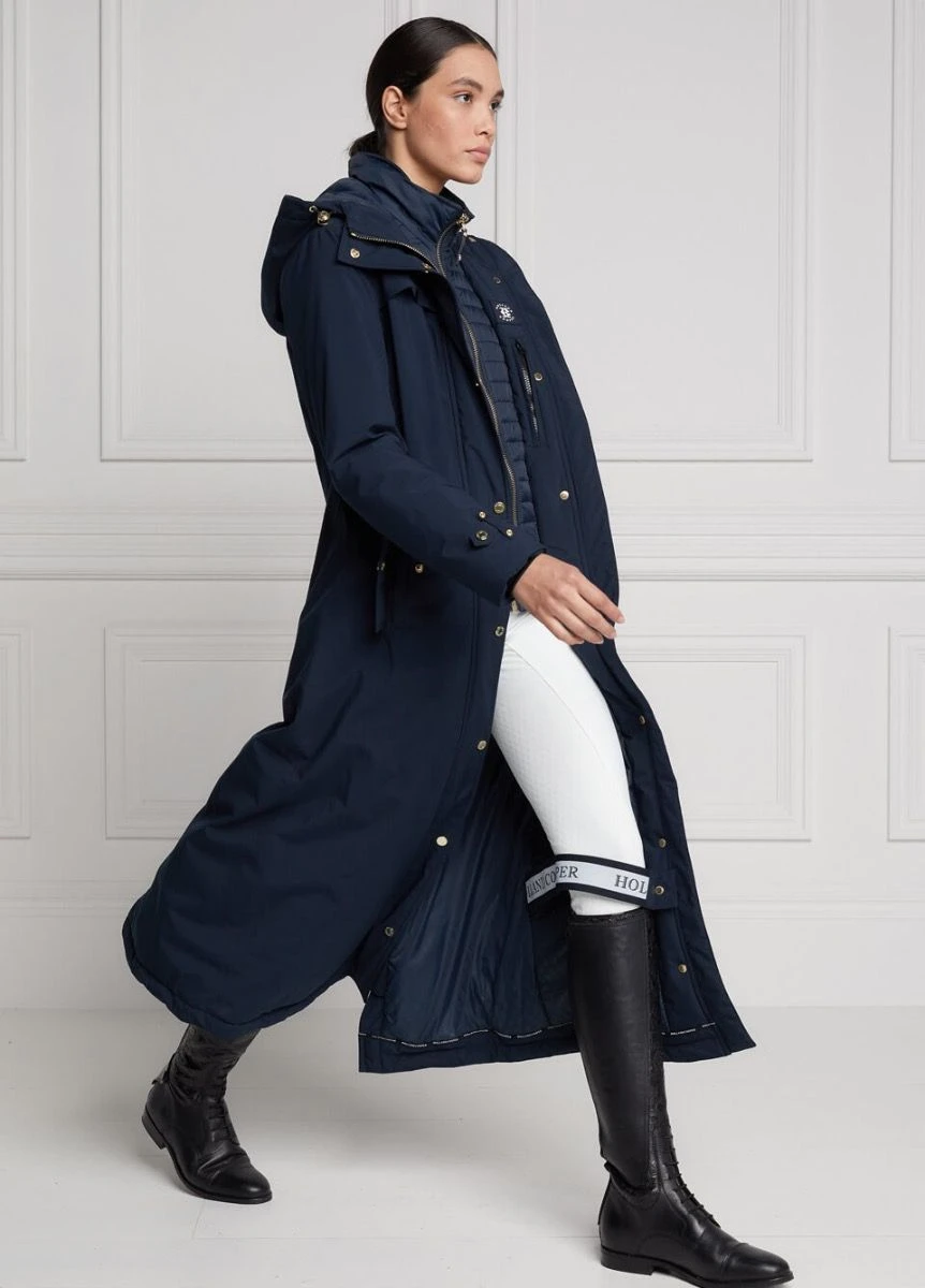 Holland Cooper Longline Training Coat - Ink Navy