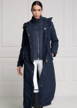 Holland Cooper Longline Training Coat - Ink Navy