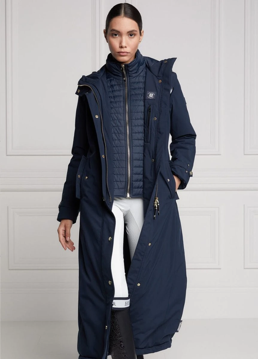 Holland Cooper Longline Training Coat - Ink Navy