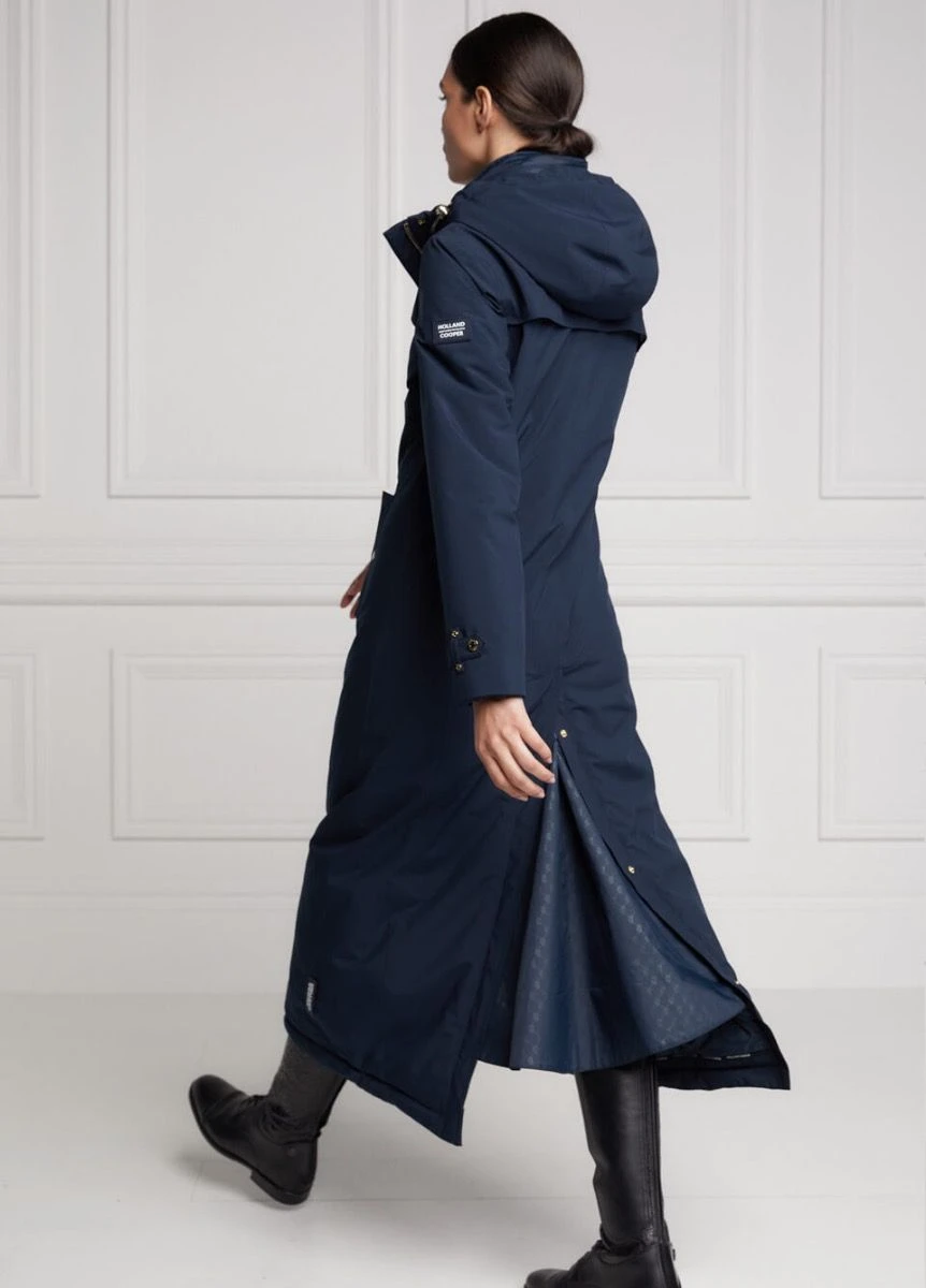 Holland Cooper Longline Training Coat - Ink Navy