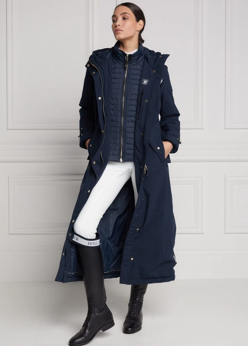 Holland Cooper Longline Training Coat - Ink Navy