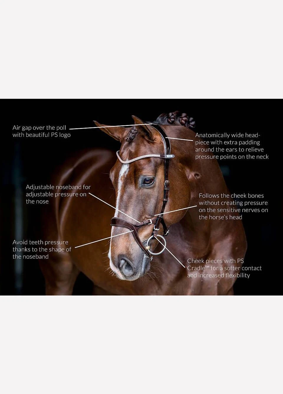 Ps of Sweden Nirak Bridle - Black