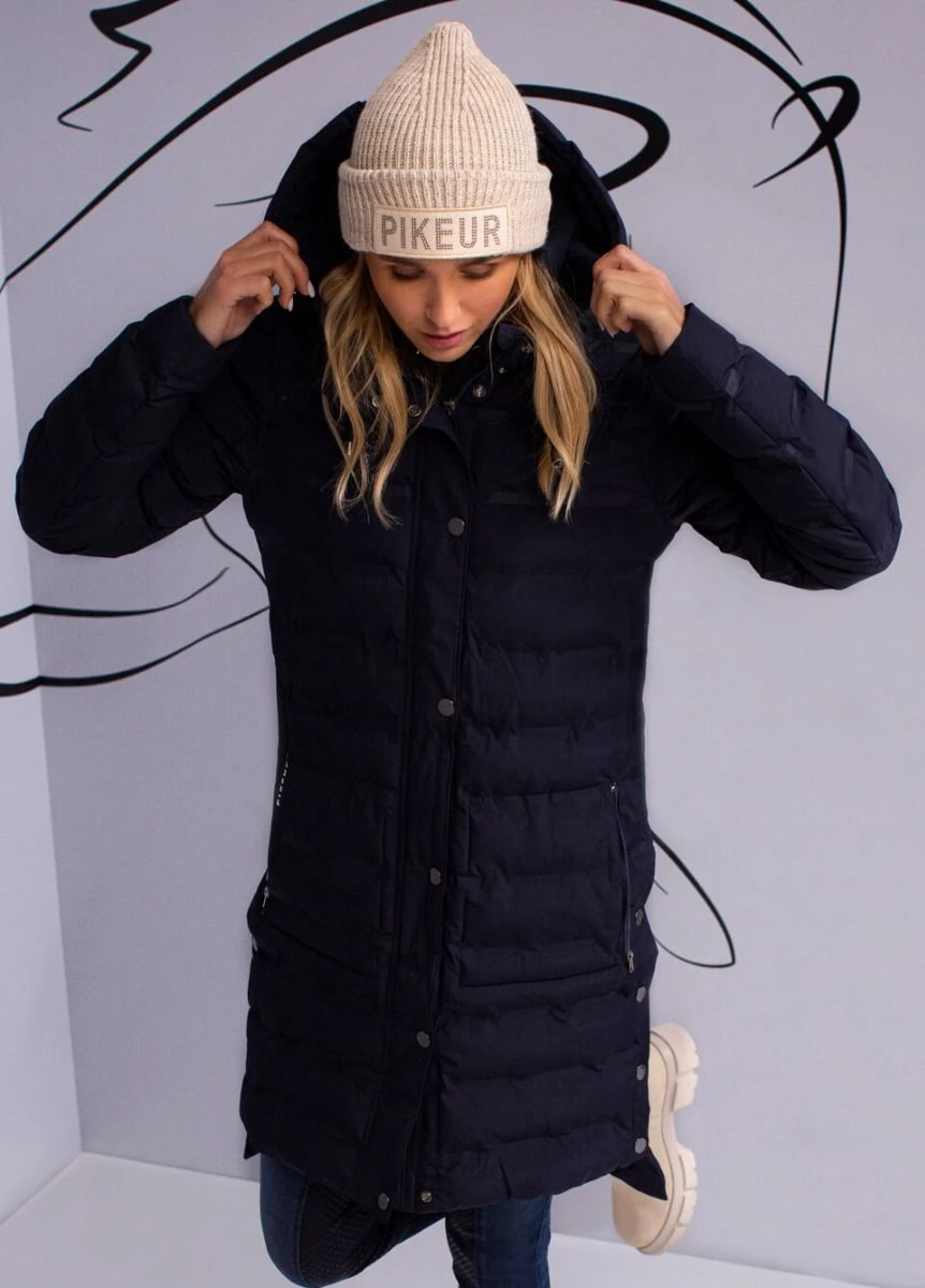 Pikeur Amara Waterproof Long Coat - Night Sky