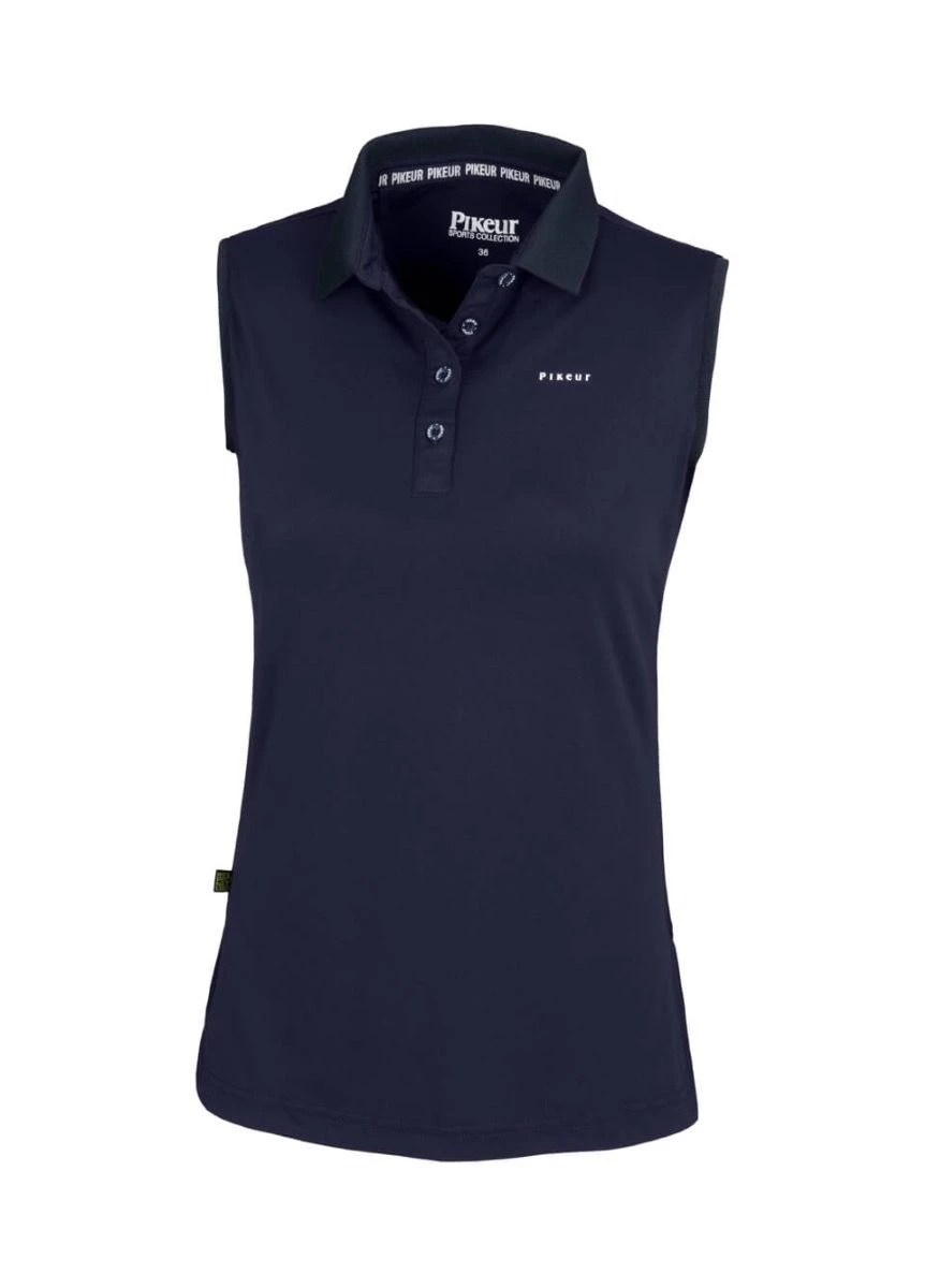 Pikeur Jarla Sleeveless Polo - Night Blue