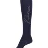 Pikeur Ladies Rhinestud Socks - Navy