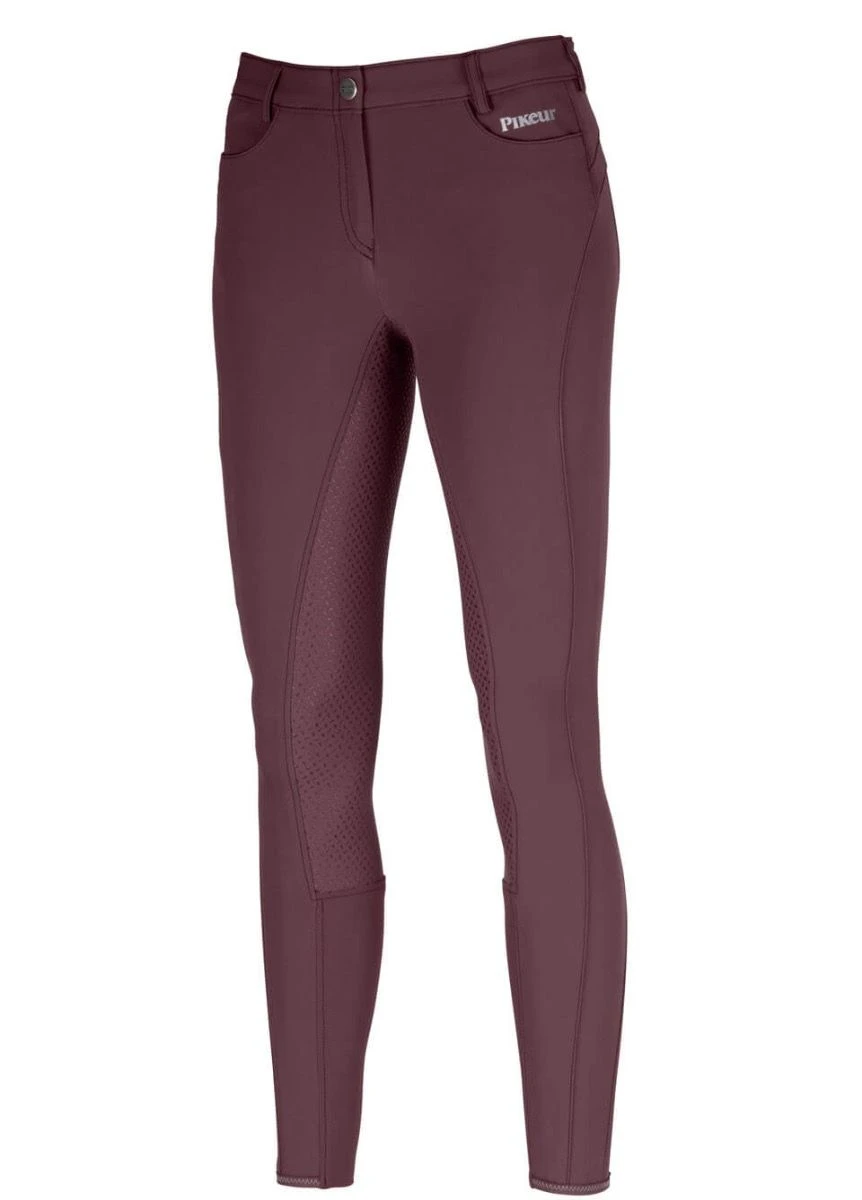 Pikeur Tesia Full Grip Breeches - Light Aubergine