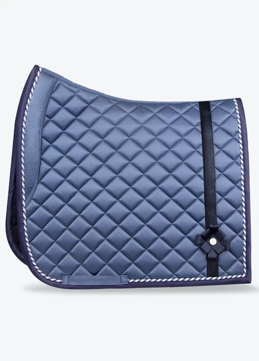 PS of Sweden Diamond Bow Dressage Pad - Dim Blue