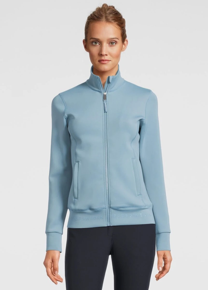 PS of Sweden Faith Zip Sweater - Aqua