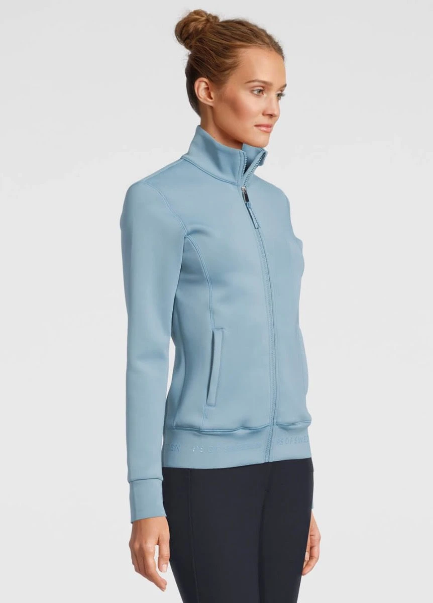 PS of Sweden Faith Zip Sweater - Aqua