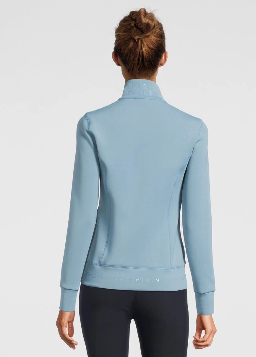 PS of Sweden Faith Zip Sweater - Aqua