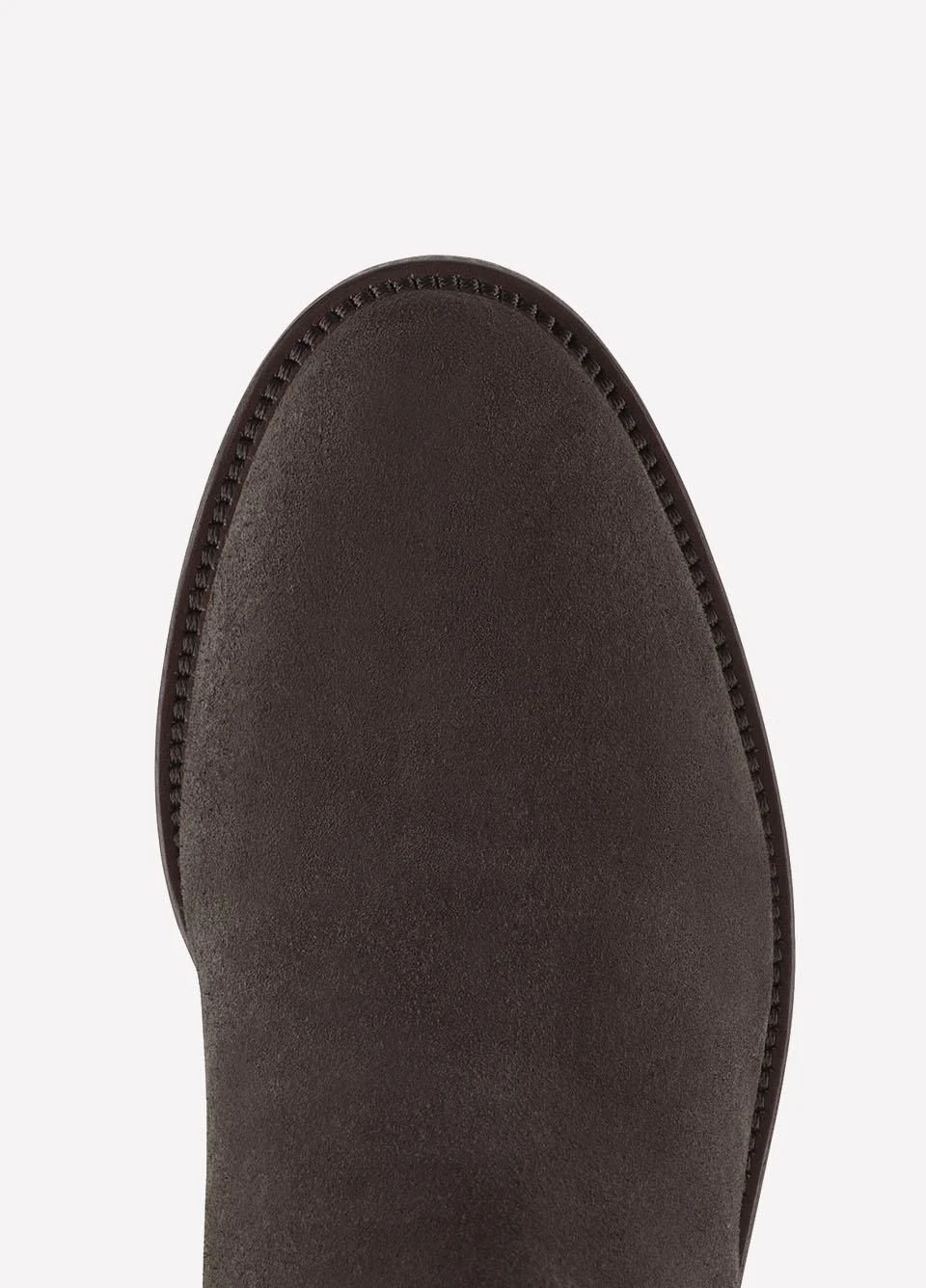 Fairfax & Favor Suede Flat Regina - Chocolate
