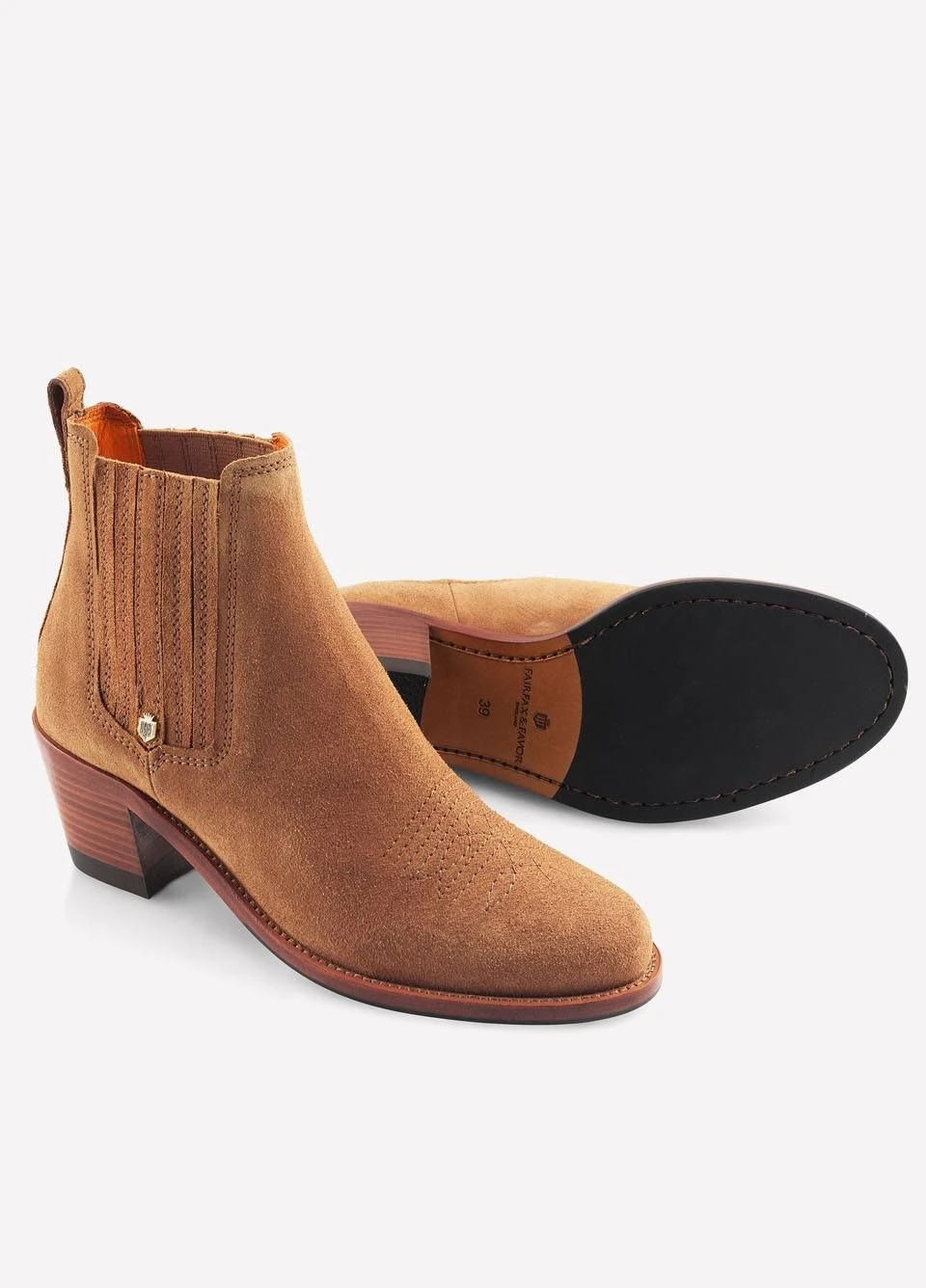 Fairfax & Favor Ladies Rockingham Ankle Boots - Tan