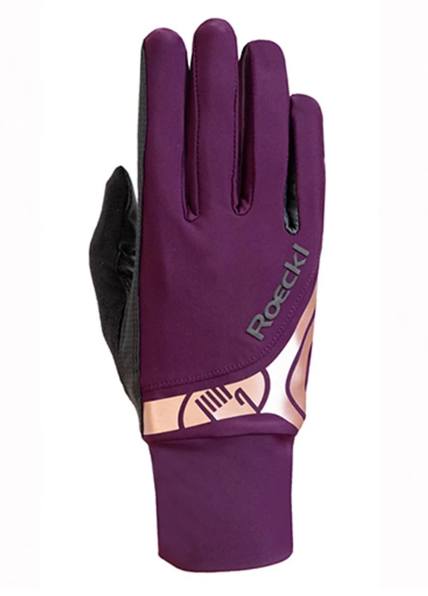 Roeckl Melbourne Gloves - Grape Wine