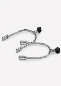 Shires Ladies Plastic Roller Ball Spurs