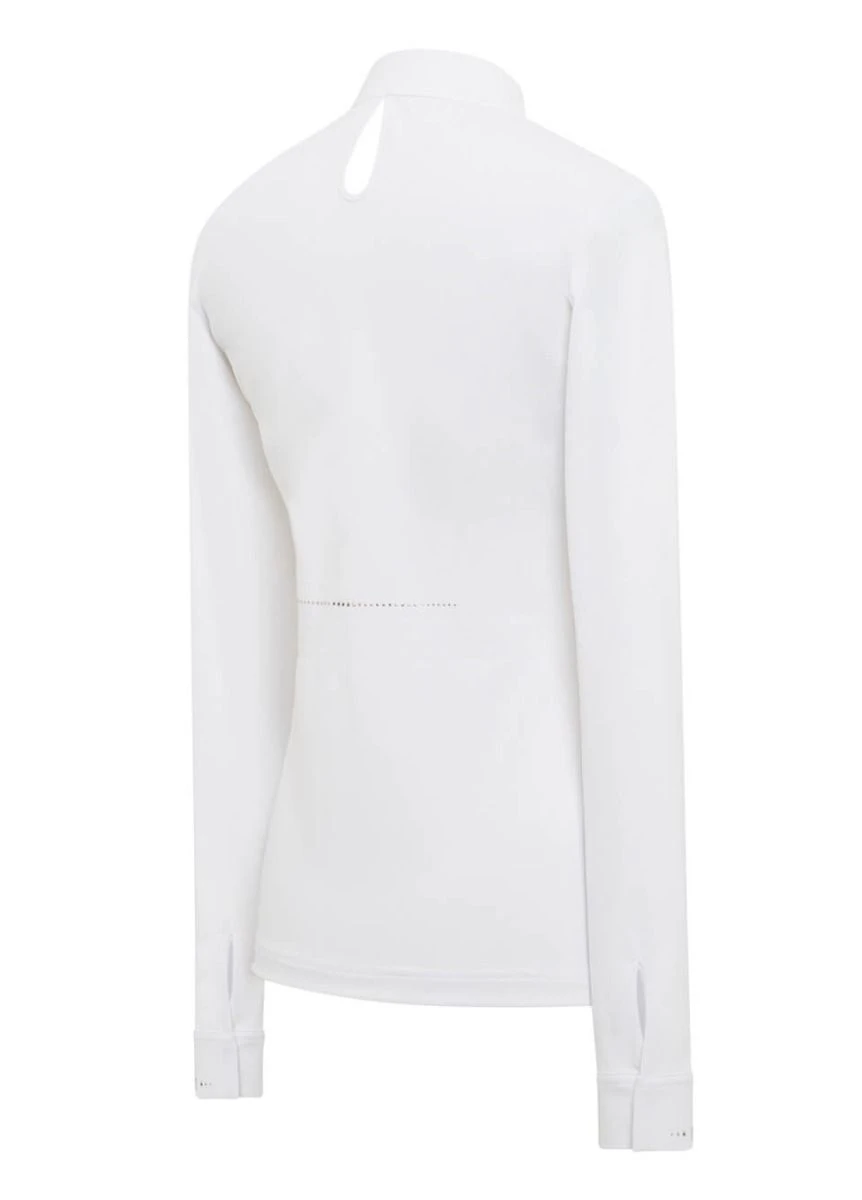 Samshield Aloise L/S Competition Shirt - White/Rose Gold