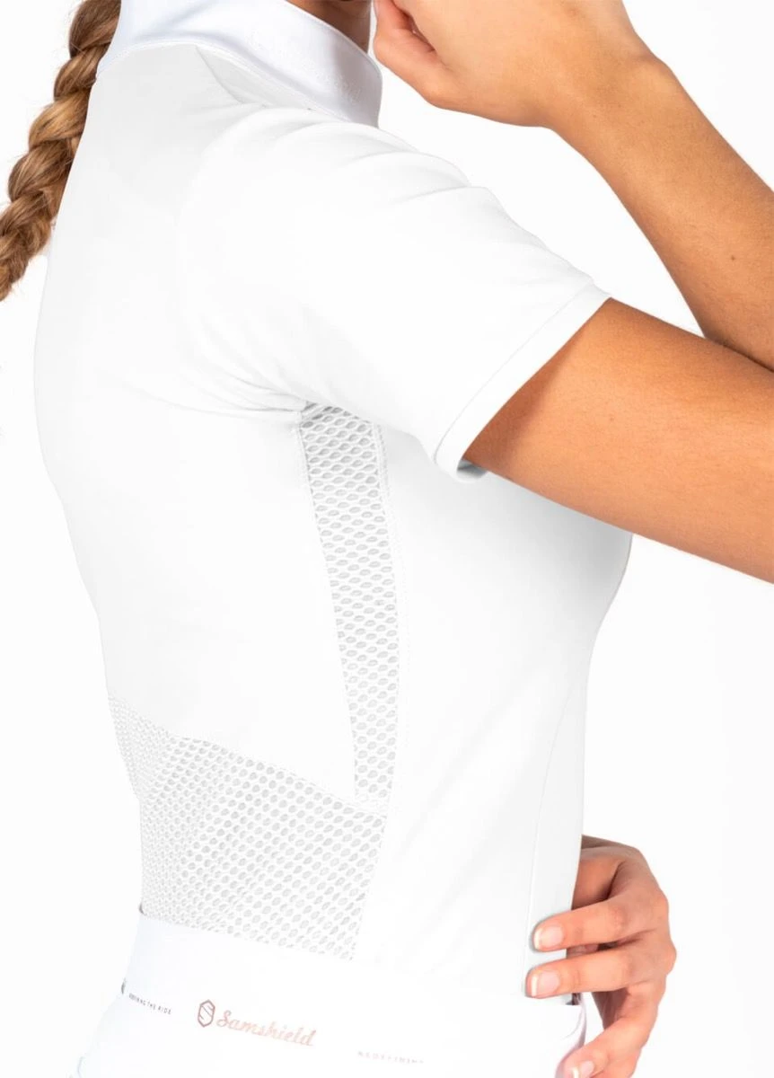 Samshield Elvira Competition Short Sleeve Competition Shirt - White