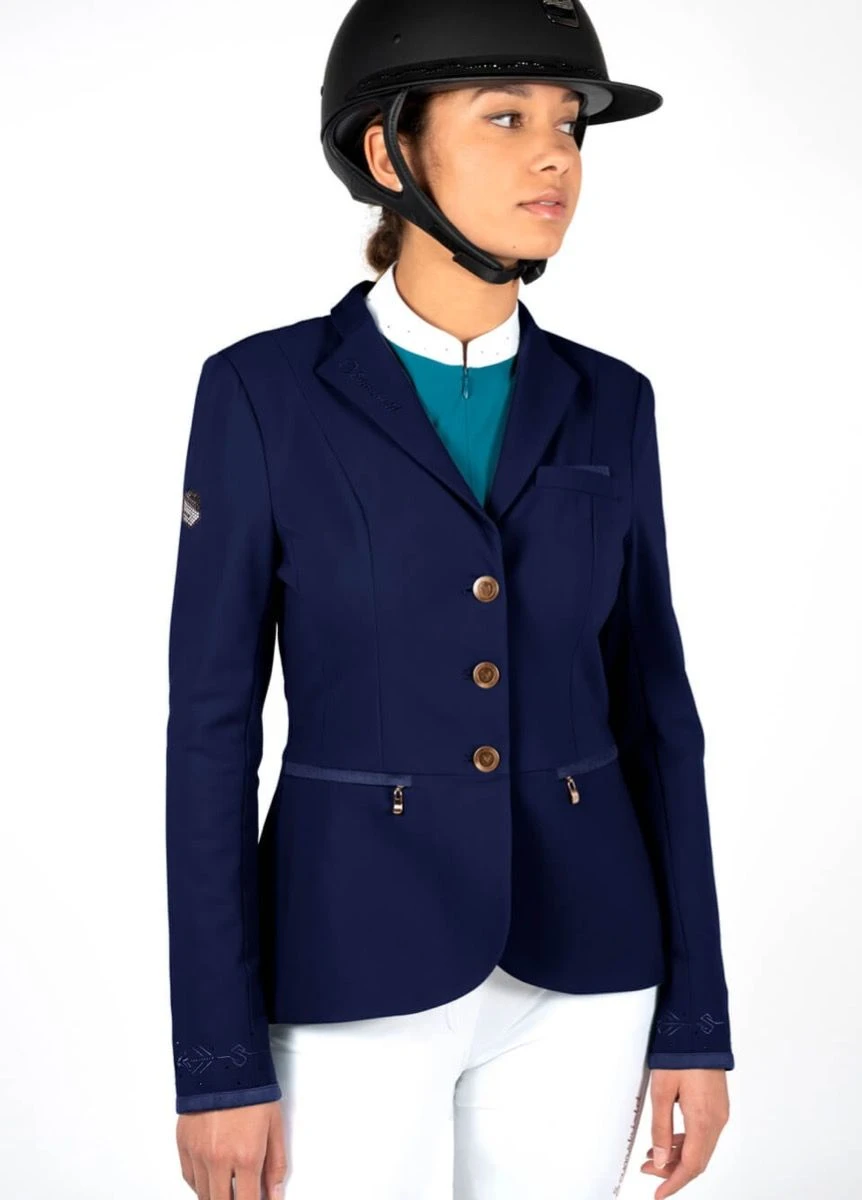 Samshield Victorine Jully Competition Jacket - Navy/Rose Gold