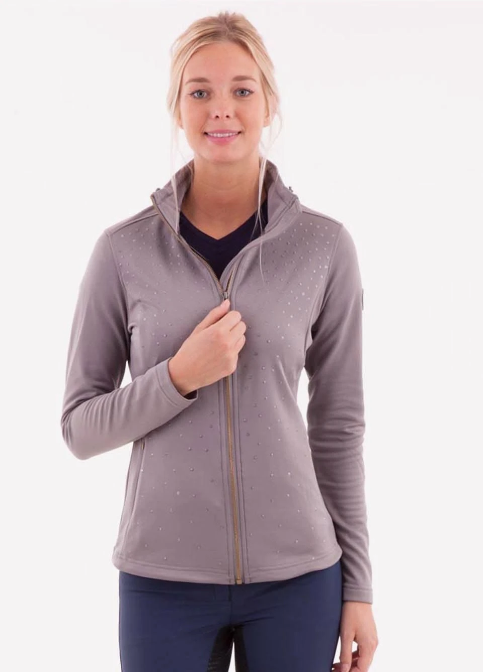 Anky Womens Sequin Technostretch Jacket - Titanium