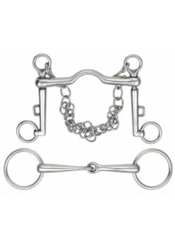 Shires Port Mouth Weymouth Set - Stainless Steel