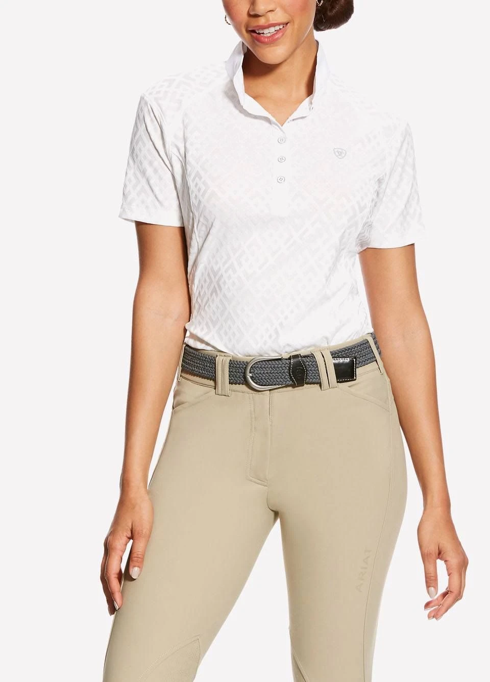 Ariat Ladies Showstopper Show Shirt - White