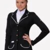 Spooks Womens Show Jacket - Black/White